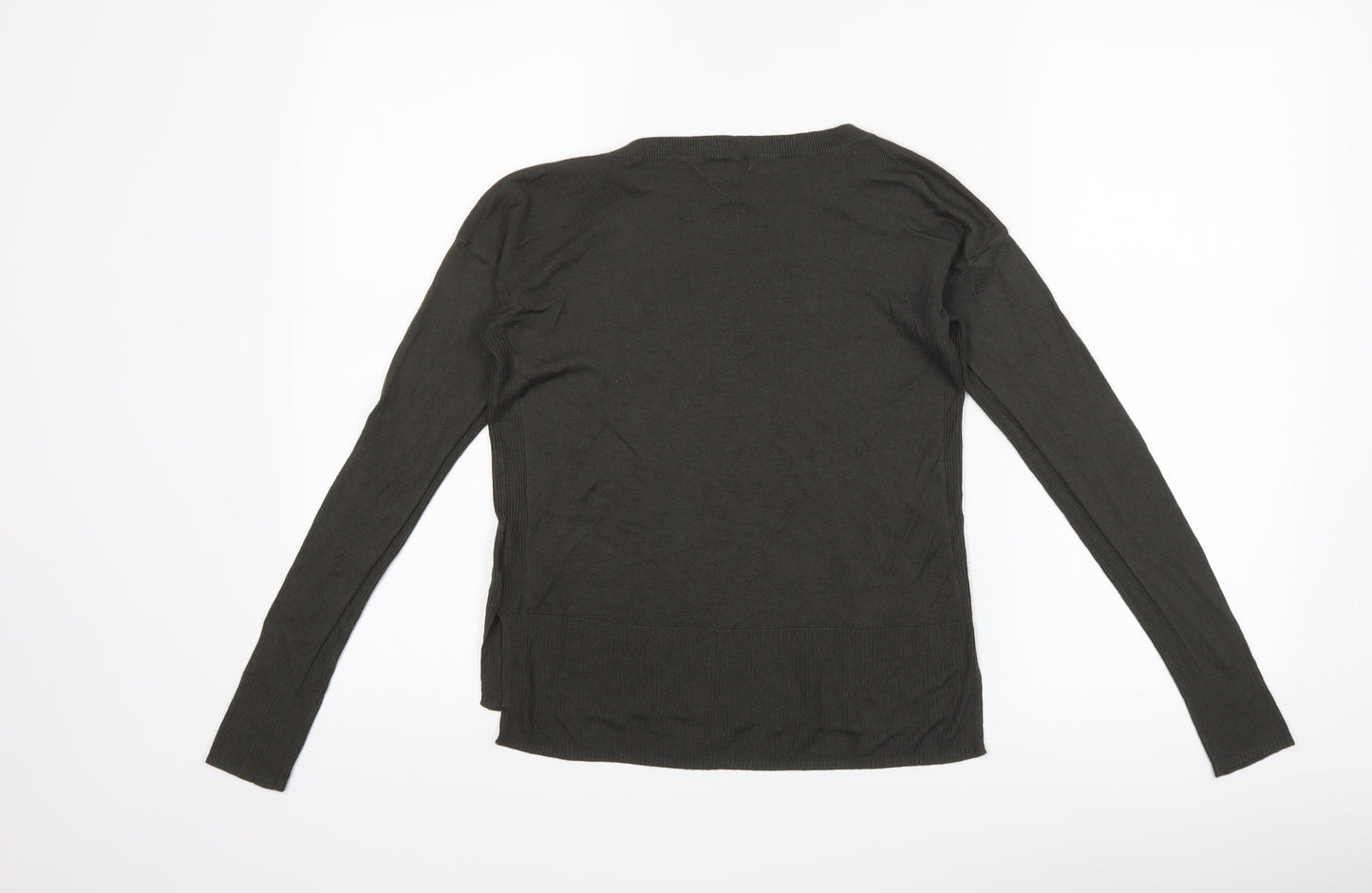 Womens UK Size XS H&M Grey Basic T-Shirt
