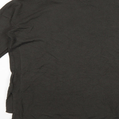 Womens UK Size XS H&M Grey Basic T-Shirt
