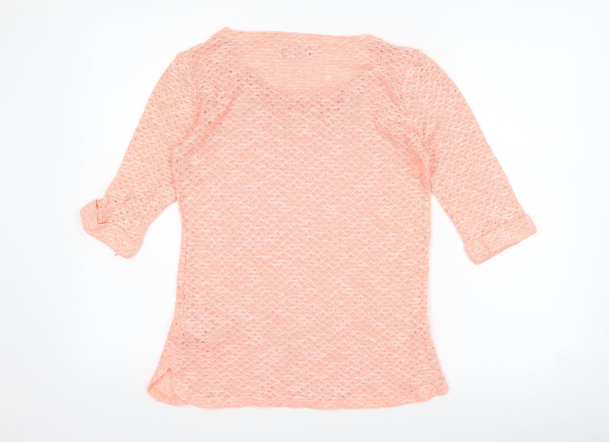 New Look Womens Pink   Pullover Jumper Size 12