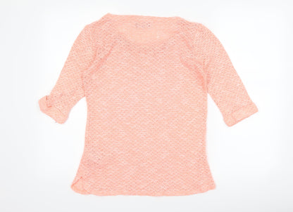 New Look Womens Pink   Pullover Jumper Size 12