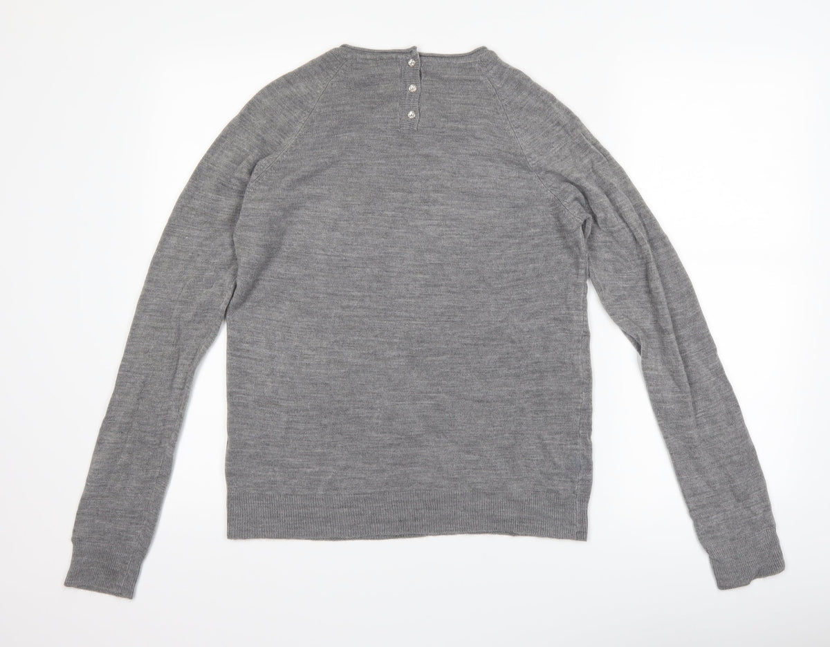 Atmosphere Womens Grey   Pullover Jumper Size 12