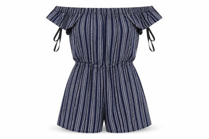 Womens UK Size 4 Atmosphere One-Piece Blue Playsuit