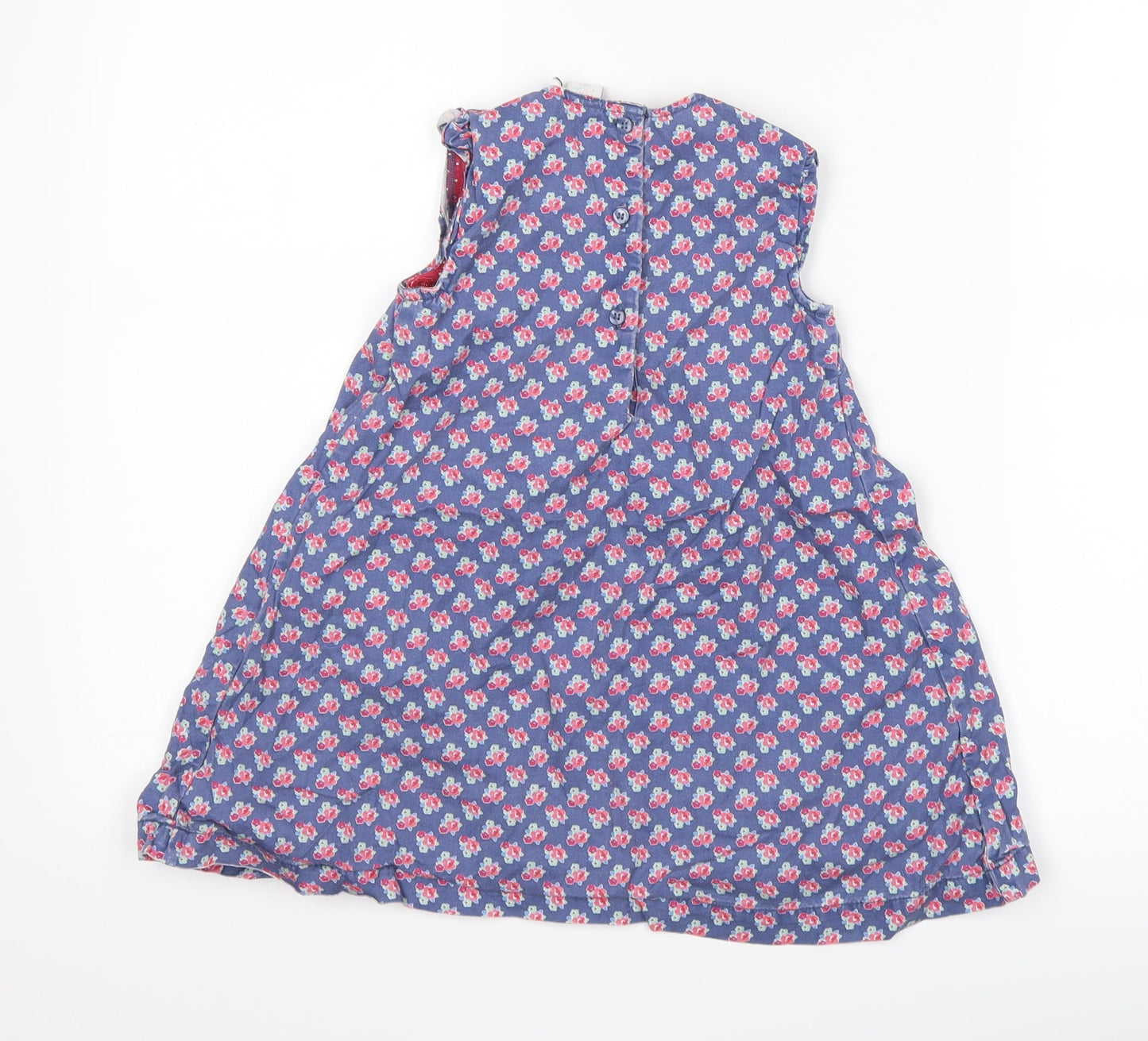 Boots Mini Club Girls Blue Floral  A-Line  Size 18-24 Months