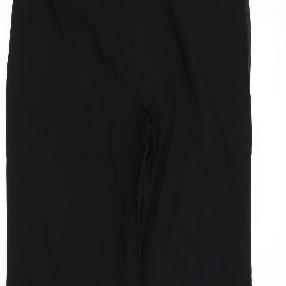 AMARANTO Womens Black   Trousers  Size 16 L30 in