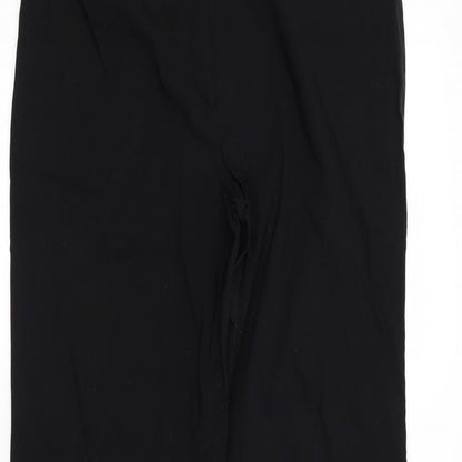 AMARANTO Womens Black   Trousers  Size 16 L30 in