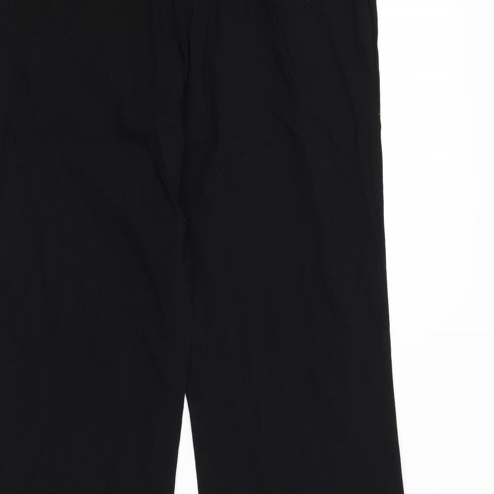 AMARANTO Womens Black   Trousers  Size 16 L30 in