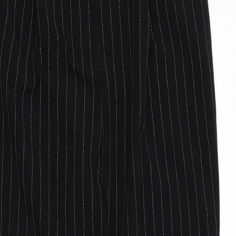 Womens UK Size 10 H&M Regular Fit  Black Trousers