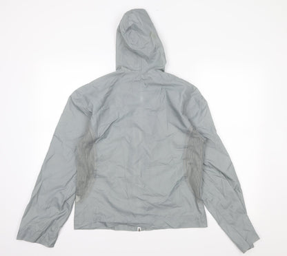 Womens UK Size M Preworn Green Rain Coat