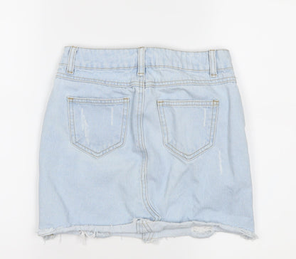 generation  Girls Blue  Denim Straight & Pencil Skirt Size 11 Years