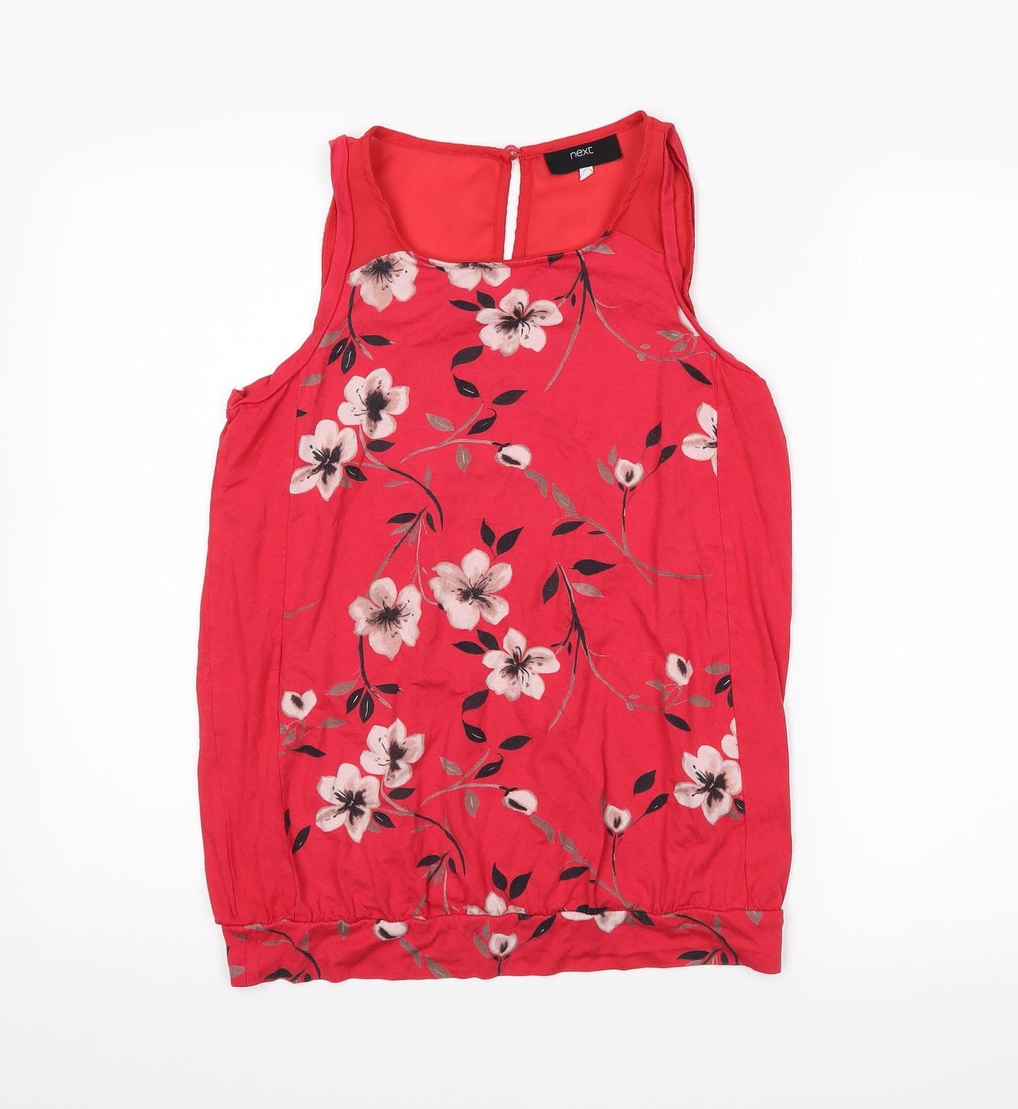 Womens UK Size S NEXT Red Basic Tank