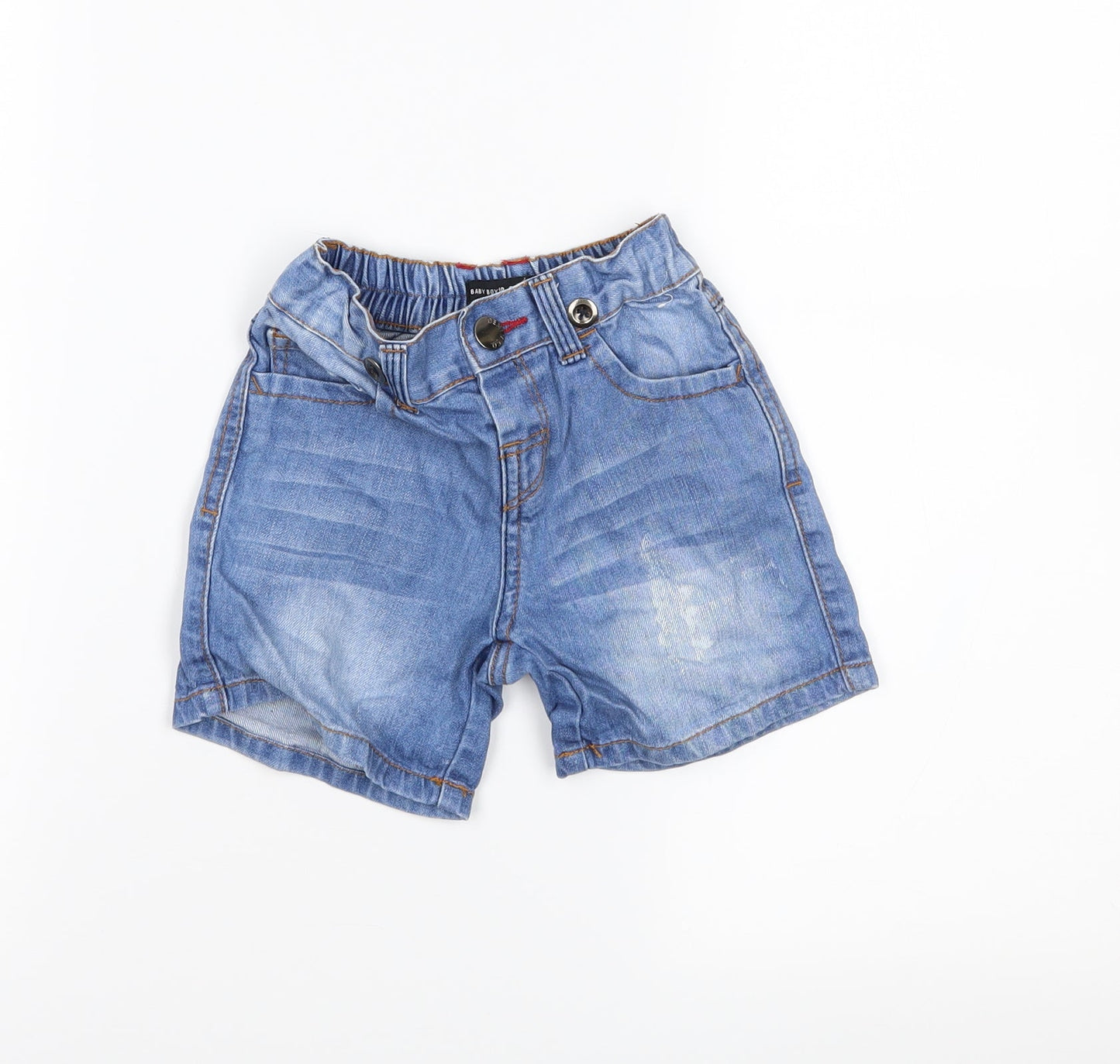 DenimCo Boys Blue  Denim Cropped Jeans Size 18-24 Months