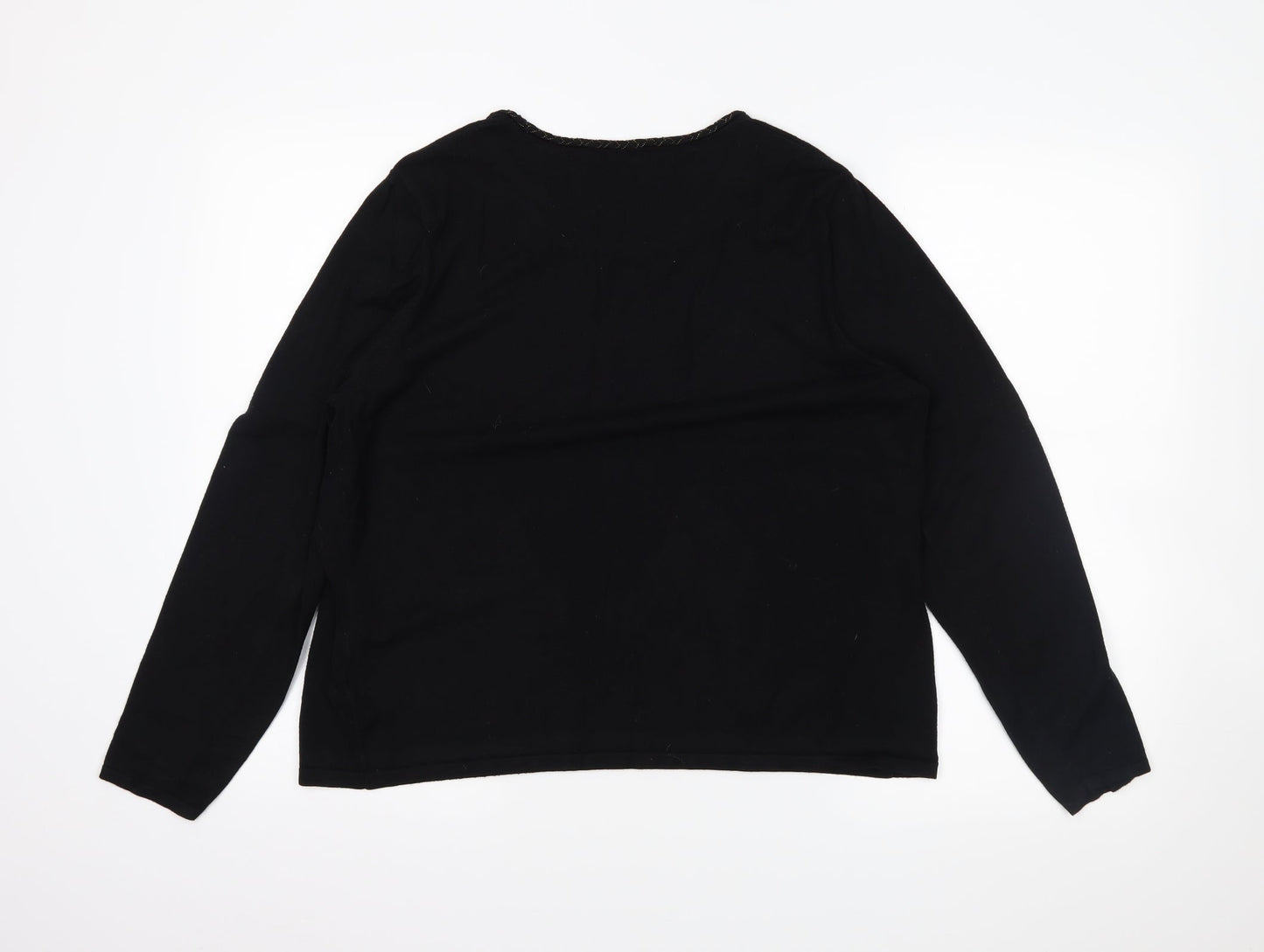 Preworn Womens Black   Pullover Jumper Size L