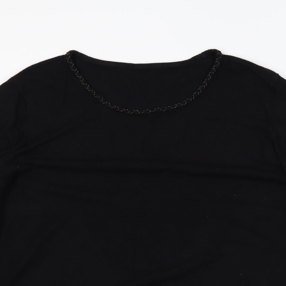 Preworn Womens Black   Pullover Jumper Size L
