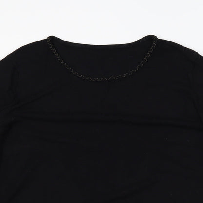 Preworn Womens Black   Pullover Jumper Size L