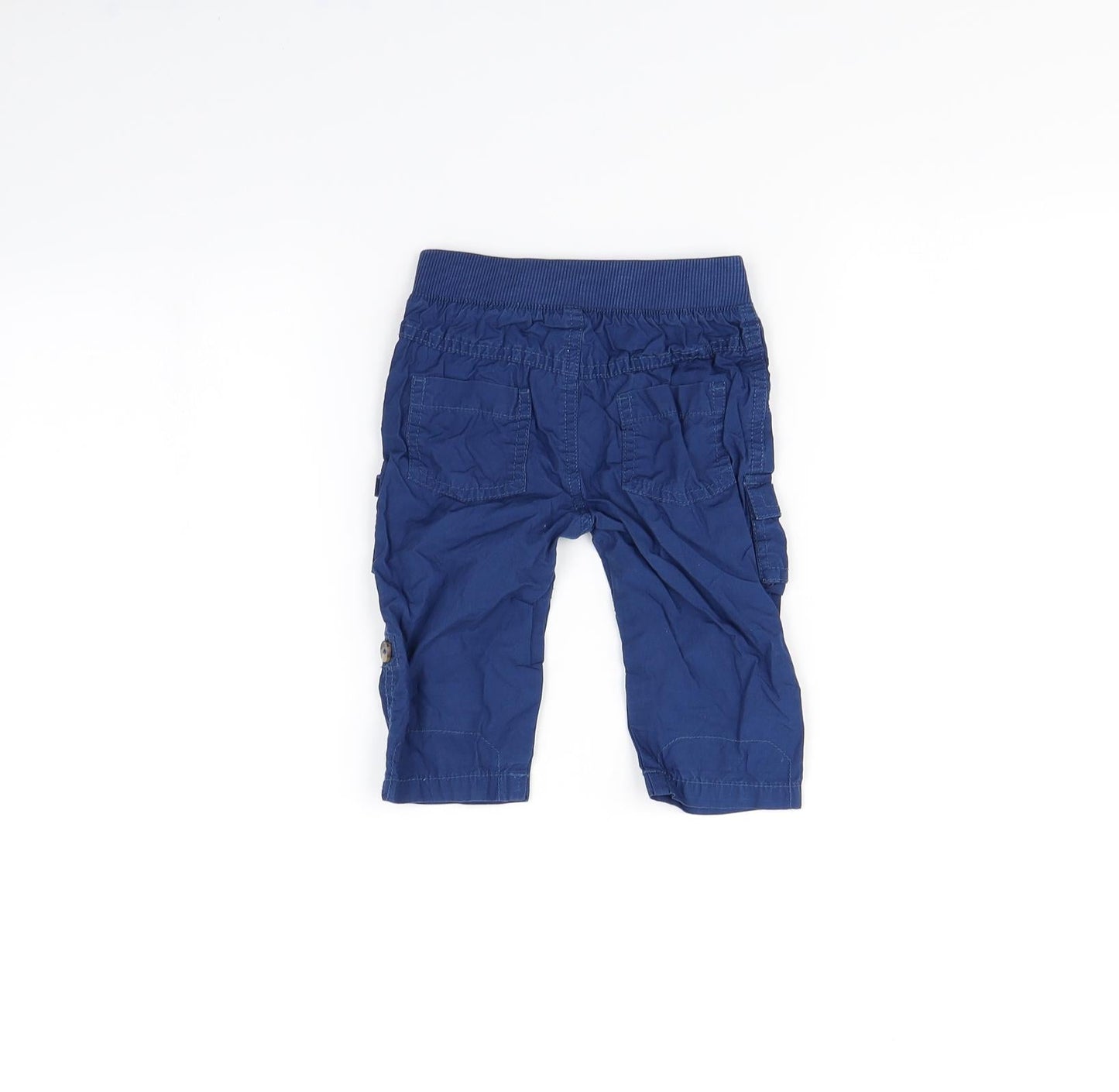 F&F Boys Blue   Capri Trousers Size 6-9 Months