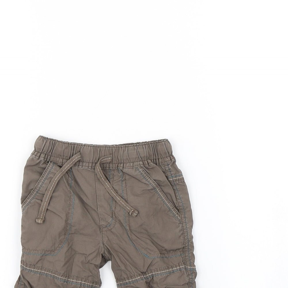 NEXT Baby Brown   Cargo Trousers Size 6-9 Months