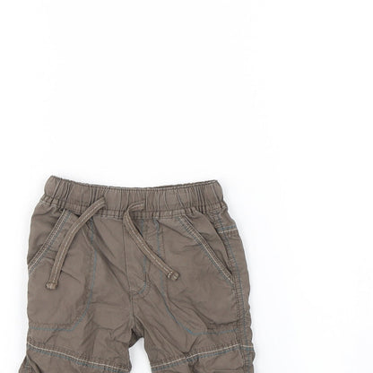 NEXT Baby Brown   Cargo Trousers Size 6-9 Months