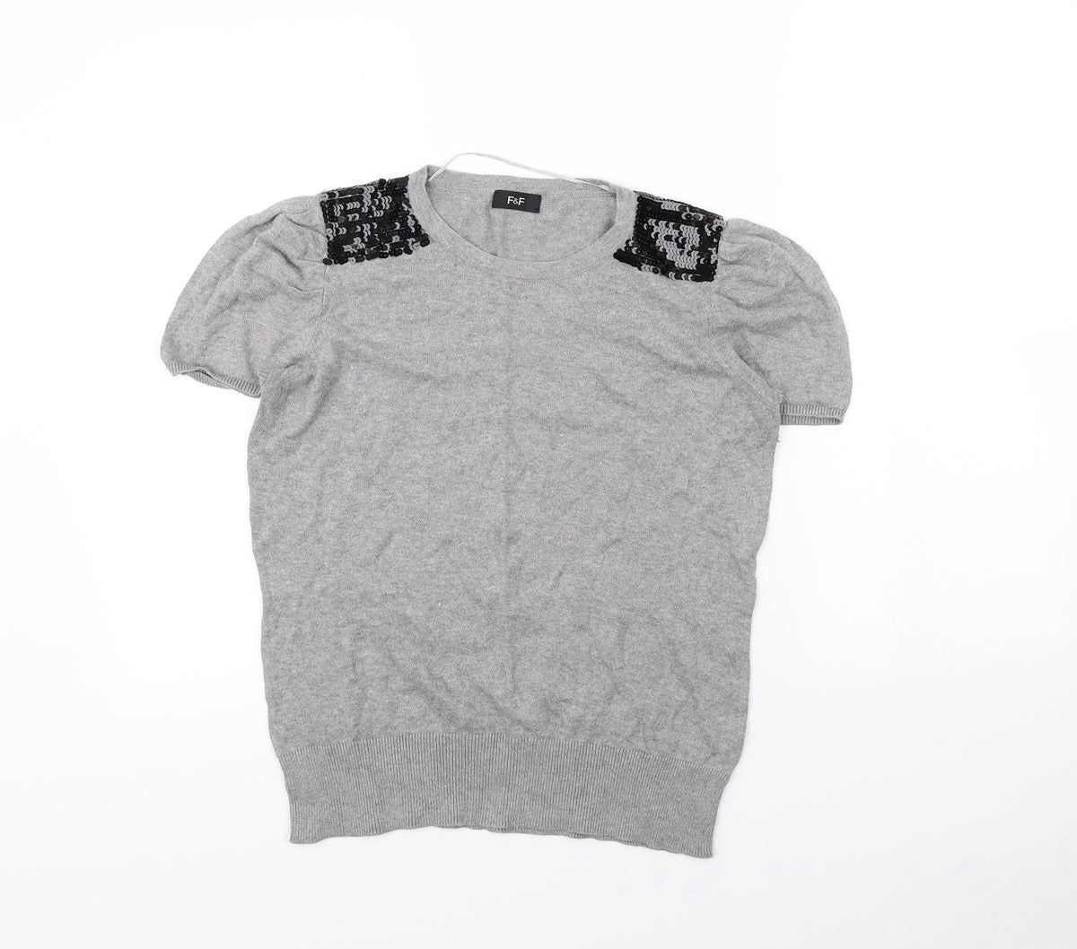 F&F Womens Grey   Pullover Jumper Size 14