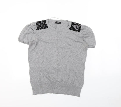 F&F Womens Grey   Pullover Jumper Size 14