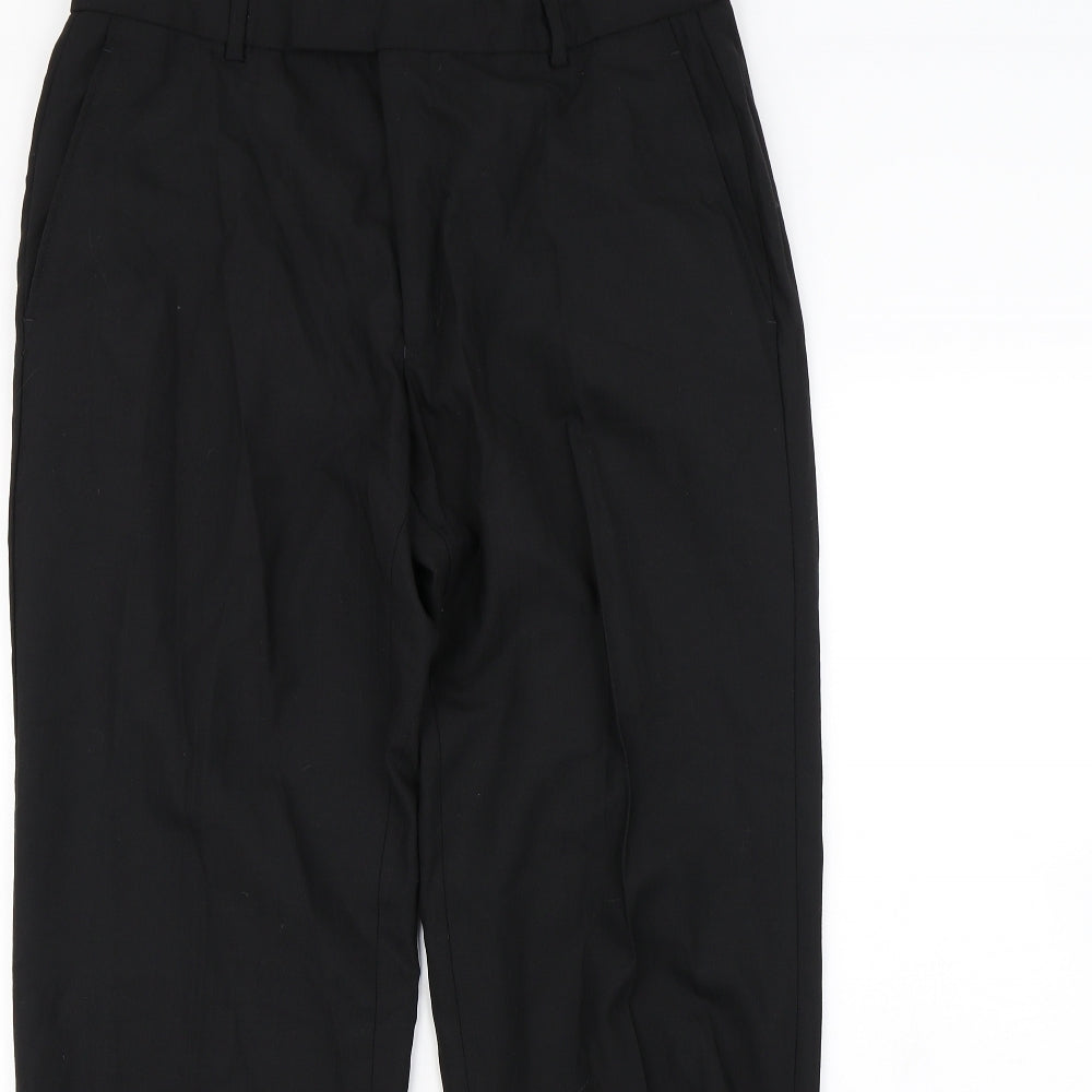Preworn Mens Black   Dress Pants Trousers Size 34 in L30 in