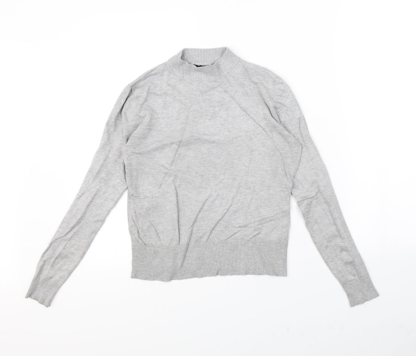 New Look Womens Grey   Pullover Sweatshirt Size 12
