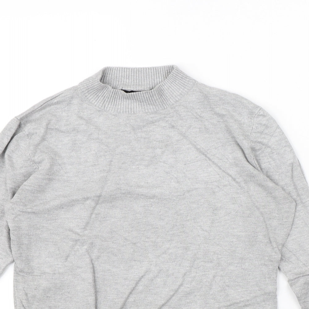 New Look Womens Grey   Pullover Sweatshirt Size 12