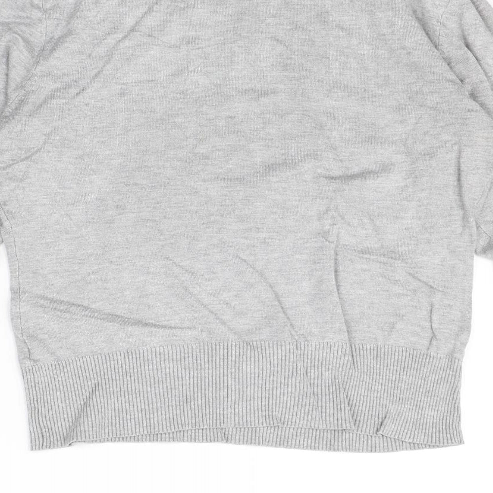 New Look Womens Grey   Pullover Sweatshirt Size 12