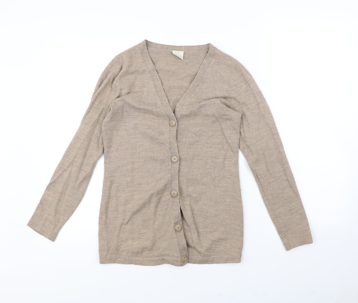 Woolworths Womens Beige   Cardigan Jumper Size S