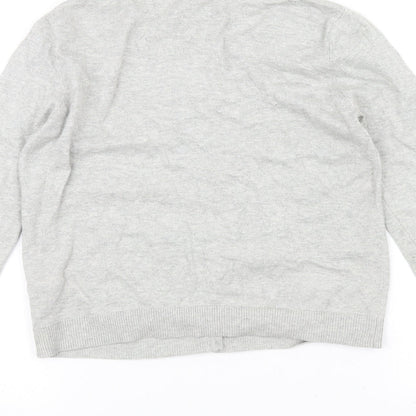 F&F Womens Grey   Cardigan Jumper Size 8