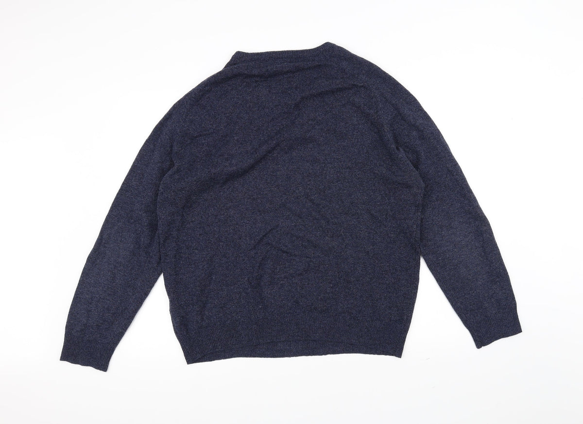 Marks & Spencer Womens Blue   Pullover Jumper Size L