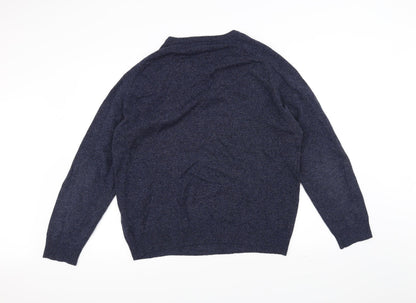 Marks & Spencer Womens Blue   Pullover Jumper Size L