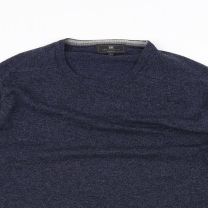 Marks & Spencer Womens Blue   Pullover Jumper Size L