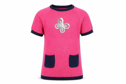 Store Twenty One Girls Pink Pullover Jumper Size 5-6 Years