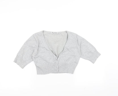 Bay Knitwear Womens Grey   Cardigan Jumper Size 12