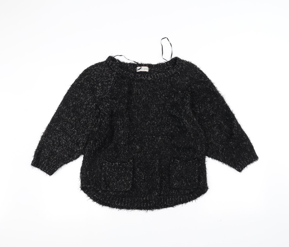 Marks & Spencer Womens Black  Knit Pullover Jumper Size 10
