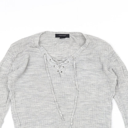 Atmosphere Womens Grey   Cardigan Jumper Size 12