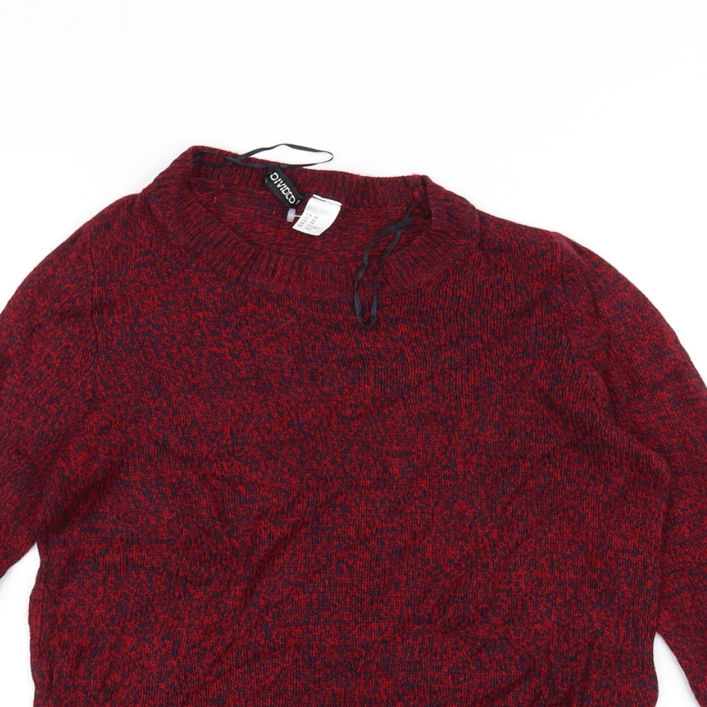 H&M Mens Red   Pullover Jumper Size XS