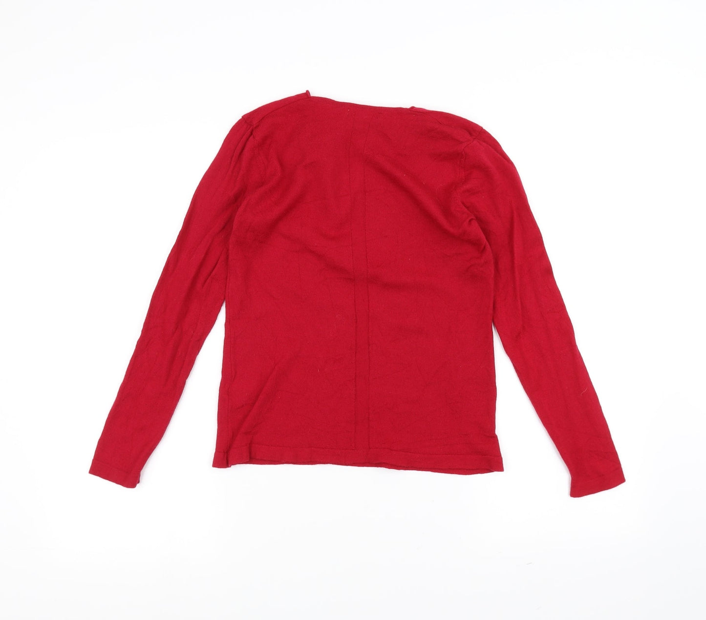 Benedetta B Womens Red   Pullover Jumper Size M