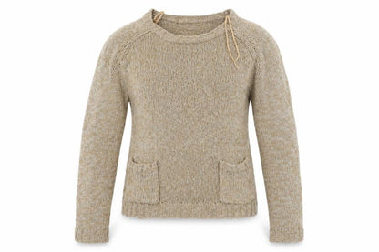Easy Wear Womens Brown  Knit Pullover Jumper Size 10
