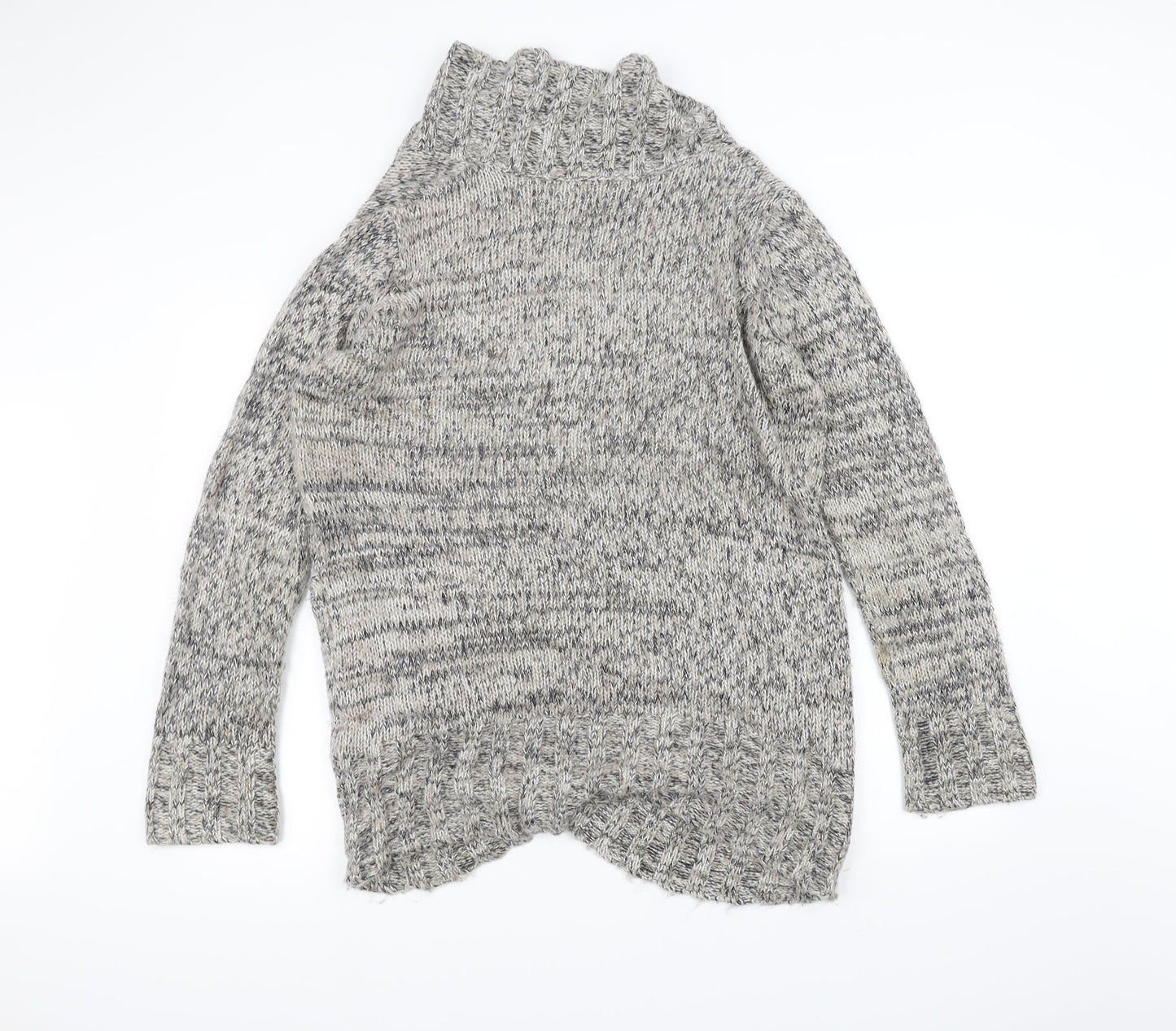 F&F Womens White  Knit Jacket Coatigan Size 18