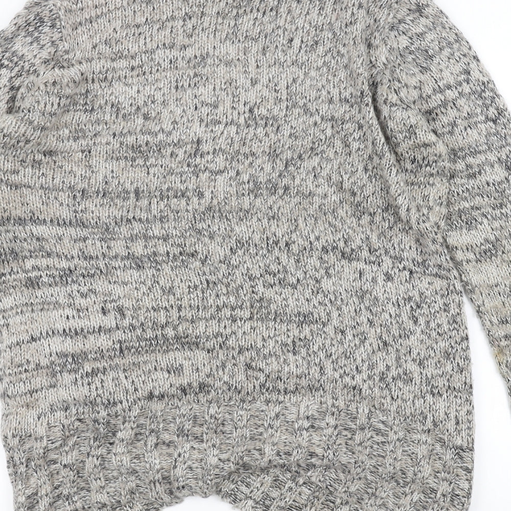 F&F Womens White  Knit Jacket Coatigan Size 18