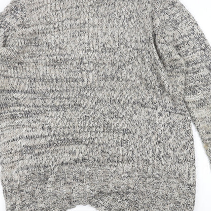 F&F Womens White  Knit Jacket Coatigan Size 18