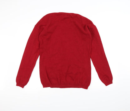 NEXT Mens Red  Knit Pullover Jumper