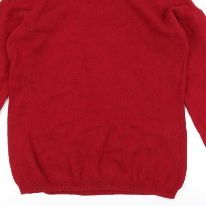 NEXT Mens Red  Knit Pullover Jumper