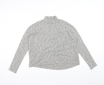 H&M Womens Grey   Pullover Jumper Size S