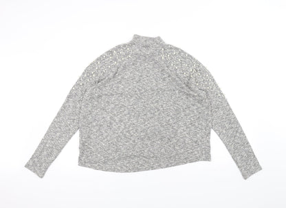 H&M Womens Grey   Pullover Jumper Size S