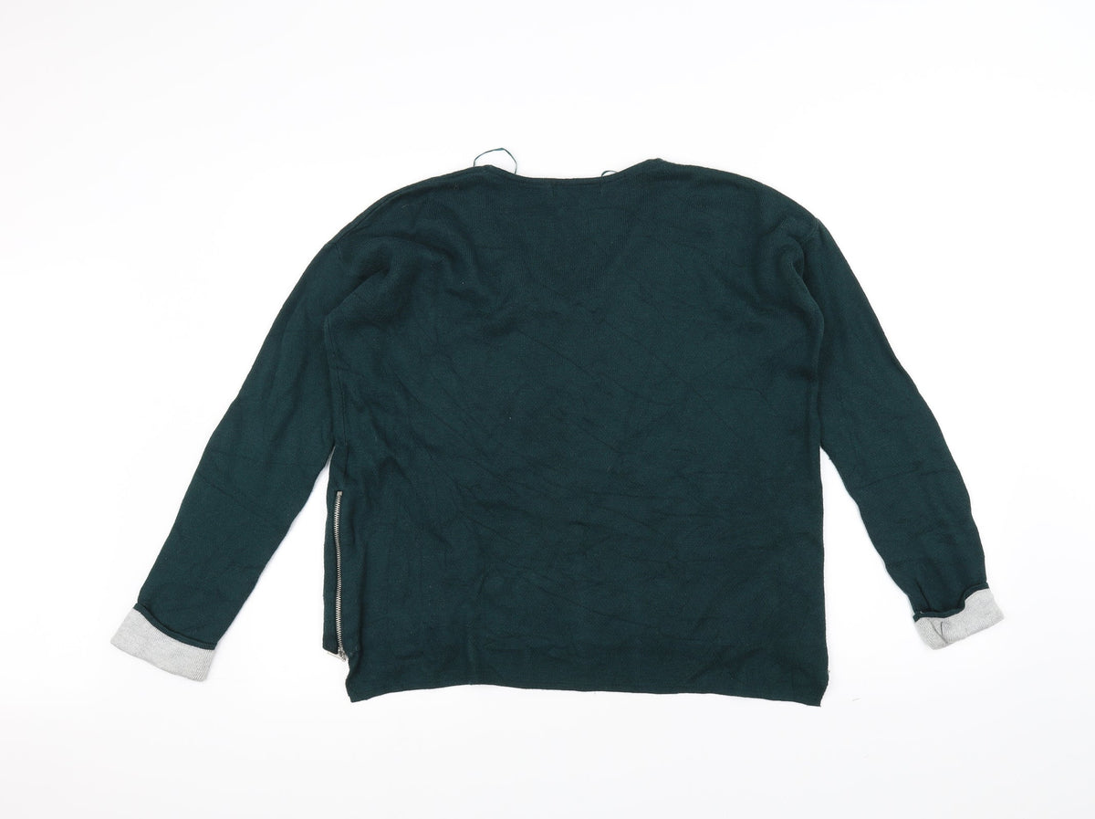 Marks & Spencer Womens Green   Pullover Jumper Size 12