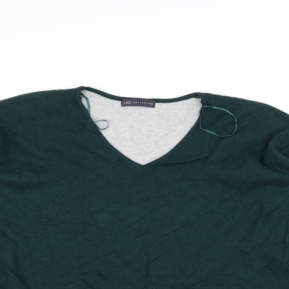 Marks & Spencer Womens Green   Pullover Jumper Size 12