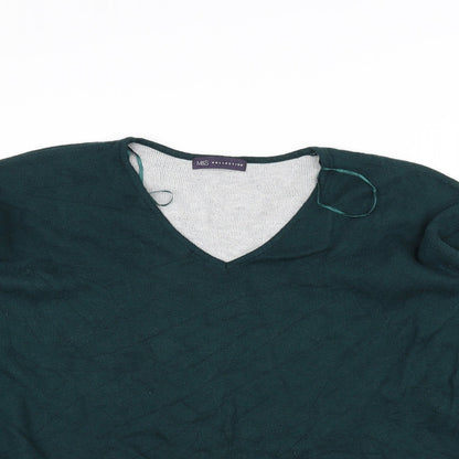 Marks & Spencer Womens Green   Pullover Jumper Size 12