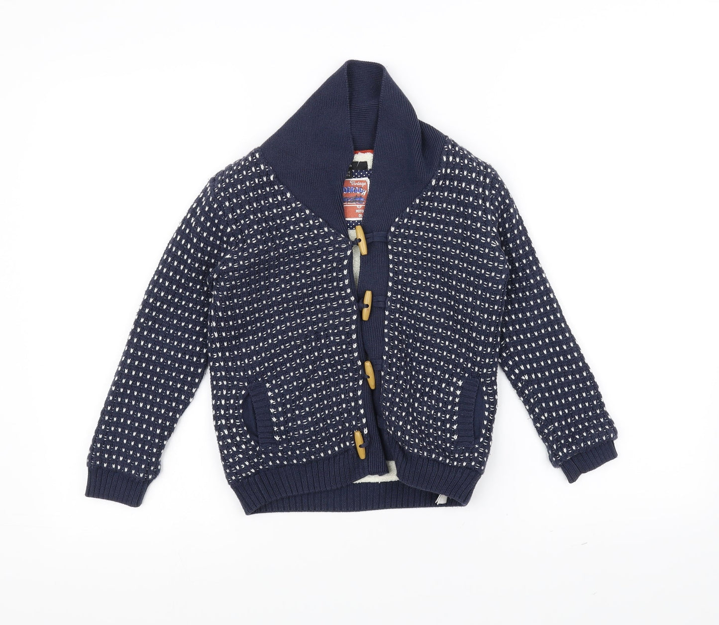 Autograph Girls Blue  Knit Jacket Coatigan Size 5-6 Years